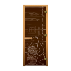 Дверь стекло Бронза 