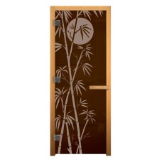 Дверь стекло Бронза Матовая 