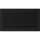 Вентиляционная решетка Черная с задвижкой (17*30) 30CX