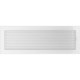 Вентиляционная решетка Белая с задвижкой (17*49) 49BX