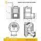 Печь для бани Эверест INOX 28 (280) Ковка (AISI 430)